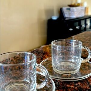 A set Nespresso espresso cup, and saucer